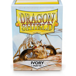Dragon Shield Sleeves MATTE (100) Ivory