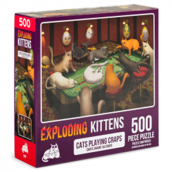 PUZZLE Exploding Kittens: CATS PLAYING CRAPS (1000)