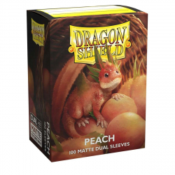 Dragon Shield Sleeves DUAL MATTE (100) Peach
