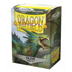 Dragon Shield Sleeves MATTE (100) Olive