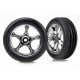 Tires & wheels, assembled (Tracer 2.2 chrome wheels, Alias)