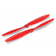 Rotor blade set, red (2) (w/ screws)