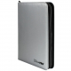 UP Zippered 9-Pocket PRO-Binder Silver