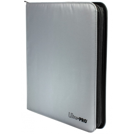 UP Zippered 12-Pocket PRO-Binder Silver