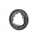 Spur gear, 54-tooth, steel (wide-face, 1.0 metric pitch)