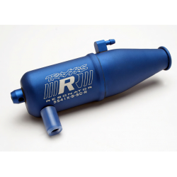 Tuned pipe, Resonator, R.O.A.R. legal, blue-anodized