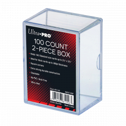 UPR 2 Piece Storage Box 100+ Clear