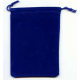 Small Suedecloth Dice Bags Royal Blue