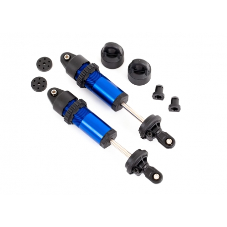 Shocks, GT-Maxx, aluminum (blue-anodized) (2)