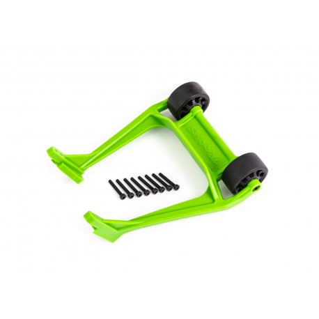 Wheelie bar, green (assembled)/ 3x20 CS (8)