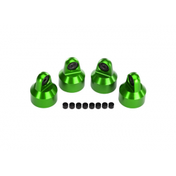 Shock caps, aluminum (green-anodized), GTX shocks