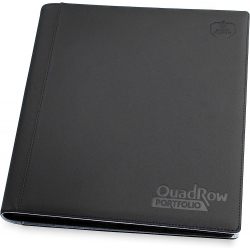 Ultimate Guard Portfolio 480 24-Pocket Xenoskin Quadrow Black