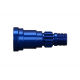 Stub axle, aluminum, (blue-anodized)