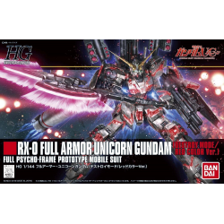GUNDAM - HGUC 1/144 Full Armor Unicorn Gundam Destroyer Mode