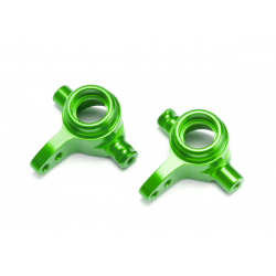 Steering blocks, 6061-T6 aluminum (green-anodized)