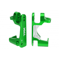 Caster blocks (c-hubs), 6061-T6 aluminum (green-anodized)