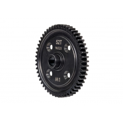 Spur gear, 52-tooth, machined steel (1.0 metric pitch)