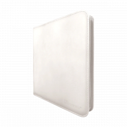 UP - Vivid 12-Pocket Zippered PRO-Binder: White