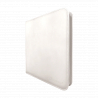UP - Vivid 12-Pocket Zippered PRO-Binder: White