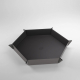 Gamegenic - Magnetic Dice Tray Hexagonal Black/Gray