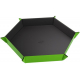 Gamegenic - Magnetic Dice Tray Hexagonal Black/Green