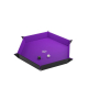 Gamegenic - Magnetic Dice Tray Hexagonal Black/Purple