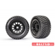 Tires & wheels, XRT Race black wheels, Gravix belted tires