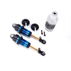 Shocks, GTR long Blue-anodized, PTFE-coated bodies with Ti)