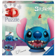 Ravensburger 3D Puzzle-Ball - Stitch w/ Ears 72pc