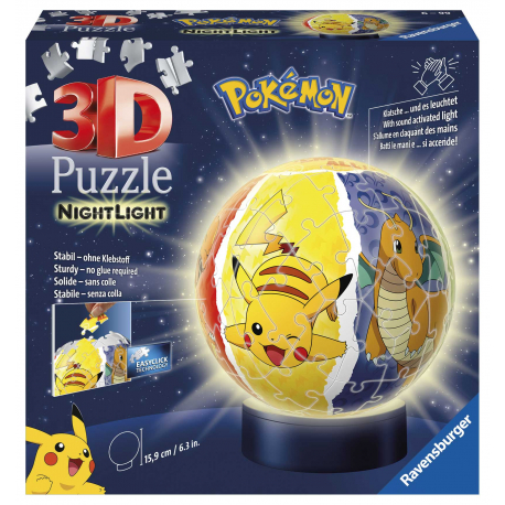 Ravensburger 3D Puzzle Nightlamp Pokemon 74Pc