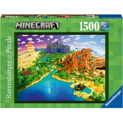 World of Minecraft - 1500 Pieces - Jigsaw Puzzle Challenge