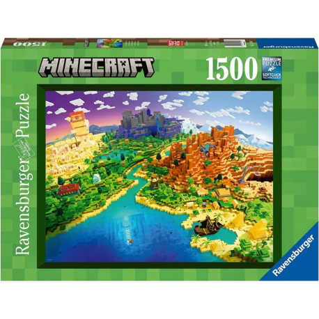 World of Minecraft - 1500 Pieces - Jigsaw Puzzle Challenge