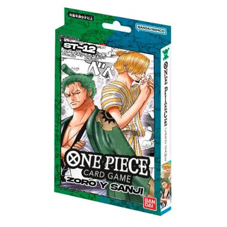 One Piece Card Game Zoro and Sanji Starter Deck ST12