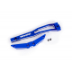 Chassis brace, front, 6061-T6 aluminum blue-anodized