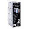 4 Compartment Card Storage Box - Clear