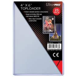 UP 4 x 6 Toploader Clear (25)