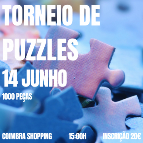 Inscrição Equipas 14-06-25 Torneio Puzzles (Coimbrashopping)
