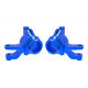 Aluminum Steering Blocks Blue