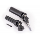 Driveshafts, rear, extreme heavy duty, steel-spline