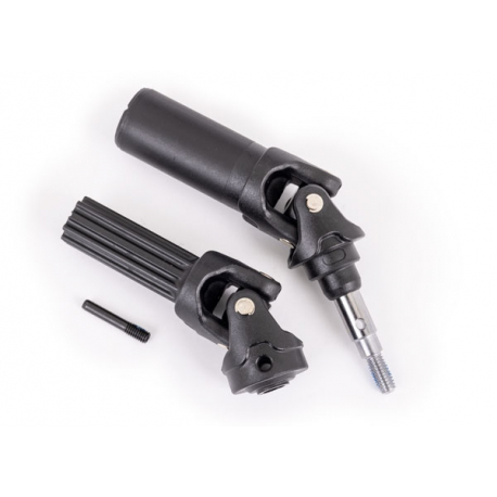 Driveshafts, rear, extreme heavy duty, steel-spline