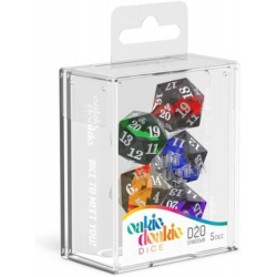 Oakie Doakie Dice D20 Spindown Dice Set Enclave (5)