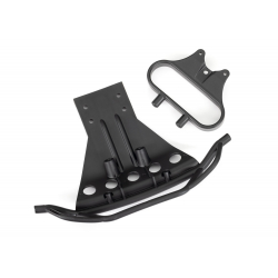 Slash 2WD Black Front LED Bumper with Mount