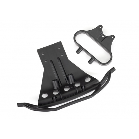 Slash 2WD Black Front LED Bumper with Mount