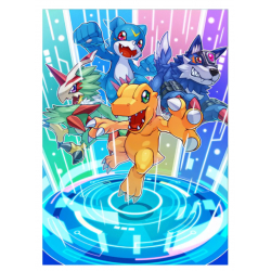 Digimon Card Game Official Sleeves Signs of Digivolution