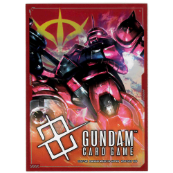 Gundam Card Game Card Sleeves Chars Zaku/Zeon