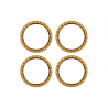 Pro Scale Bronze Aluminum Beadlock Rings (4)