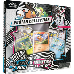 PKM S&V Black Bolt & White Flare Unova Poster Collection