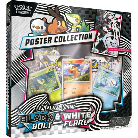 PKM S&V Black Bolt & White Flare Unova Poster Collection
