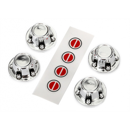 Chrome Wheel Center Caps (4)