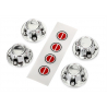 Chrome Wheel Center Caps (4)